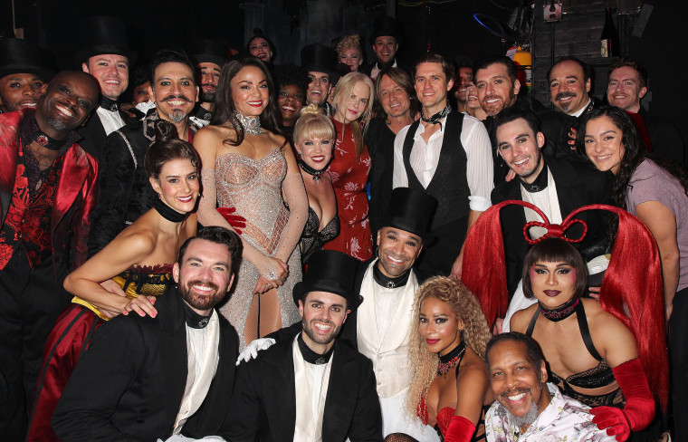 Nicole Kidman and Keith Urban watch Moulin Rouge on Broadway