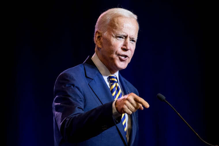 Image: Former Vice President Joe Biden speaks at the South Carolina Democratic Party State Convention in Columbia on June 22, 2019.