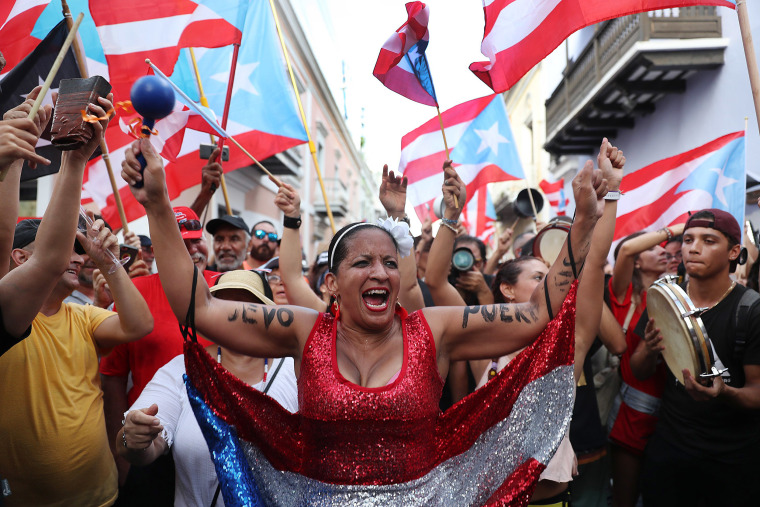 Image: Puerto Rico Prepares For Leadership Change As Embattled Gov. Rossello Resigns
