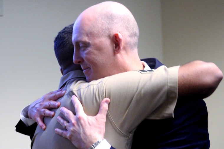 U.S. Marine meets FBI agent who saved his life in a 1997 kidnapping case