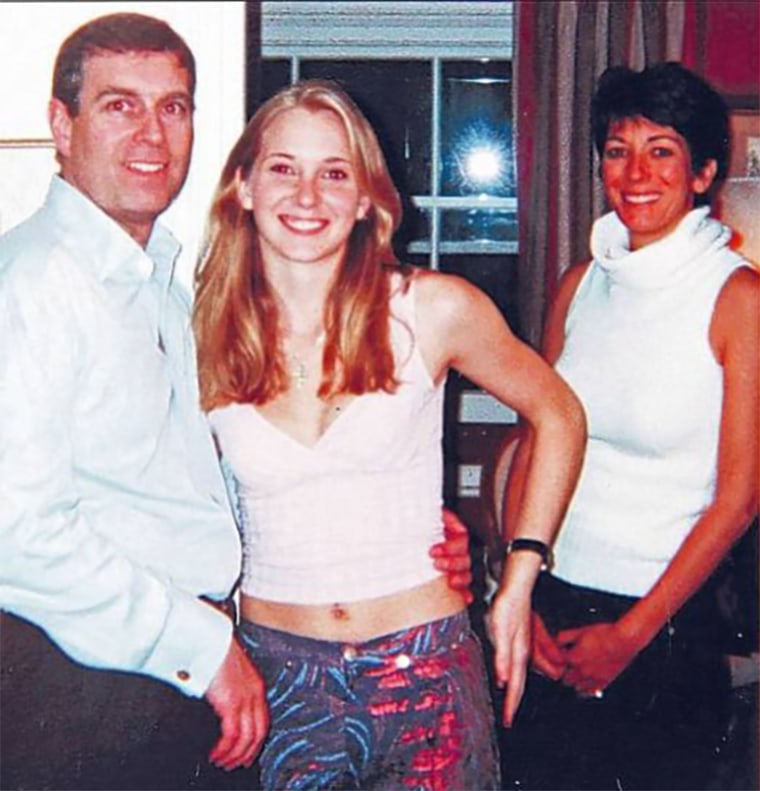 Image: Prince Andrew, Virginia Giuffre Roberts, Ghislaine Maxwell
