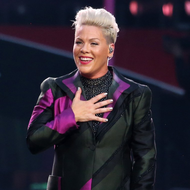 Pink Performs At Wembley Stadium