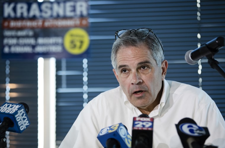 Image: Philadelphia district attorney Larry Krasner