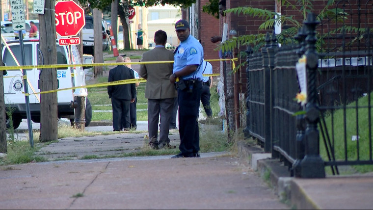A 7-year-old boy was killed and an 18-year-old man was wounded Monday in the Hyde Park neighborhood in St. Louis.