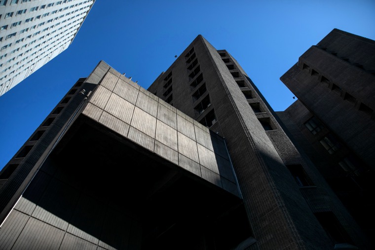 Image: The Metropolitan Correctional Center in Manhattan, New York, on Aug. 10, 2019.