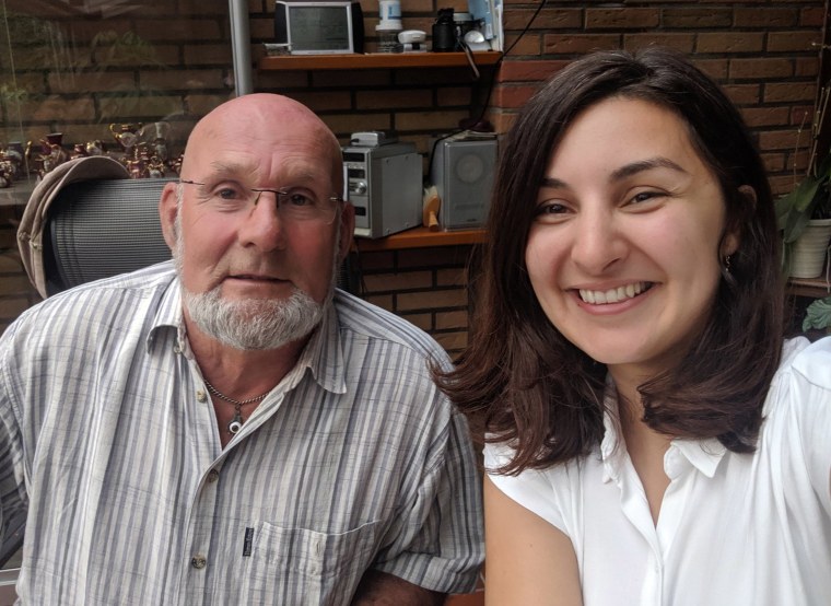 Image: Mevan Babakar met Egbert at his home across the border in Germany