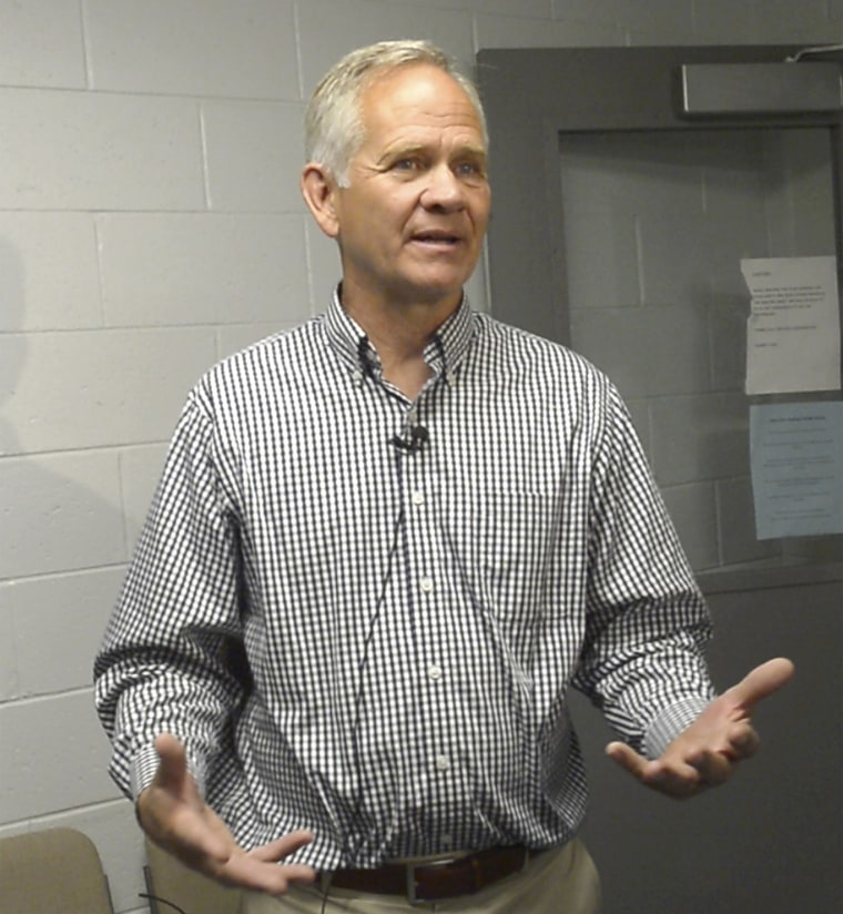 Ed Smart at Utah State Prison in June 2018 after a parole hearing for Wanda Barzee, one of his daughter's kidnappers. 