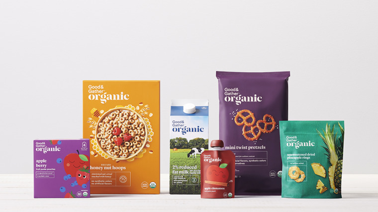 Target launches new line of good-for-you food products.