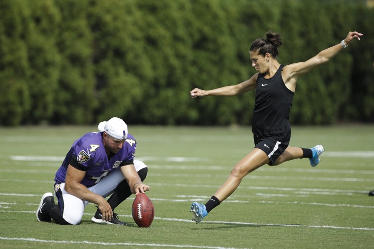 Image: Sam Koch, Carli Lloyd