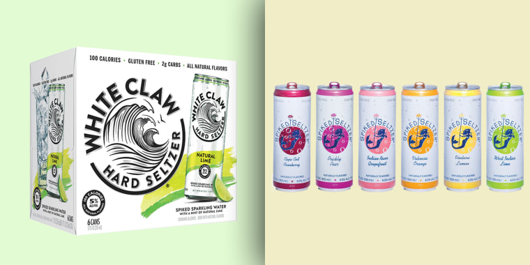 Sales of spiked seltzers like White Claw and Truly are through the roof this summer. 