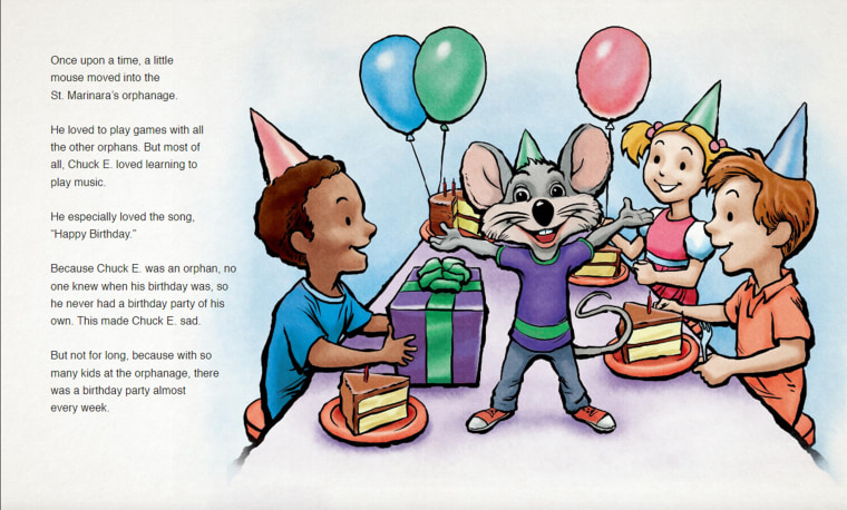 Chuck E. Cheese has always loved birthday parties!
