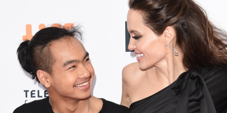 Angelina Jolie and Maddox