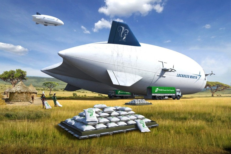 Image: The Lockheed Martin Hybrid Airship.