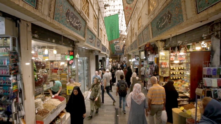 Image: A marketplace in Tehran, Iran.