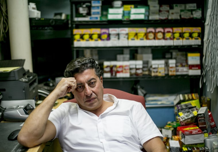 Image: Gas station owner Nasser Beydoun
