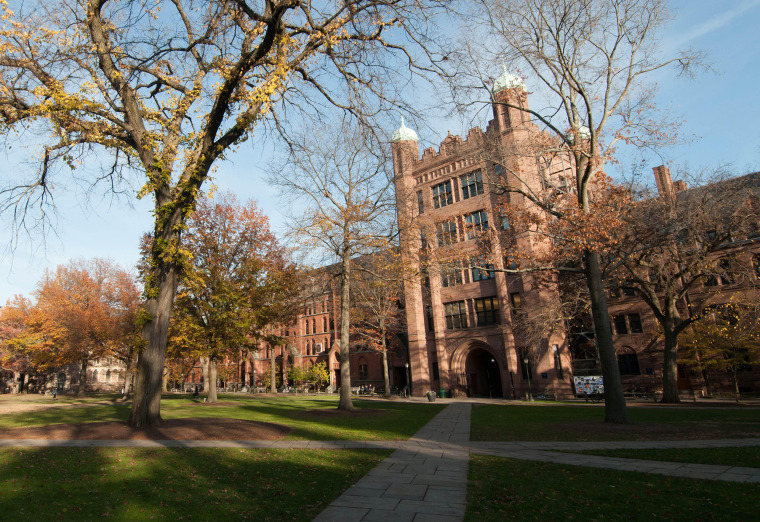 Image: Yale University campus, New Haven, Connecticut.