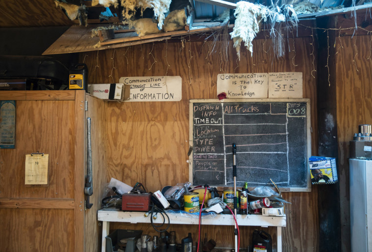 Image: Inside the old  Mossy Pond, Florida, firehouse