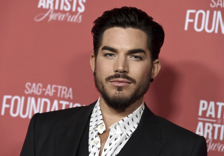 Image: Adam Lambert arrives at the Patron of the Artists Awards at the Wallis Annenberg Center for the Performing Arts in Beverly Hills, Calif.