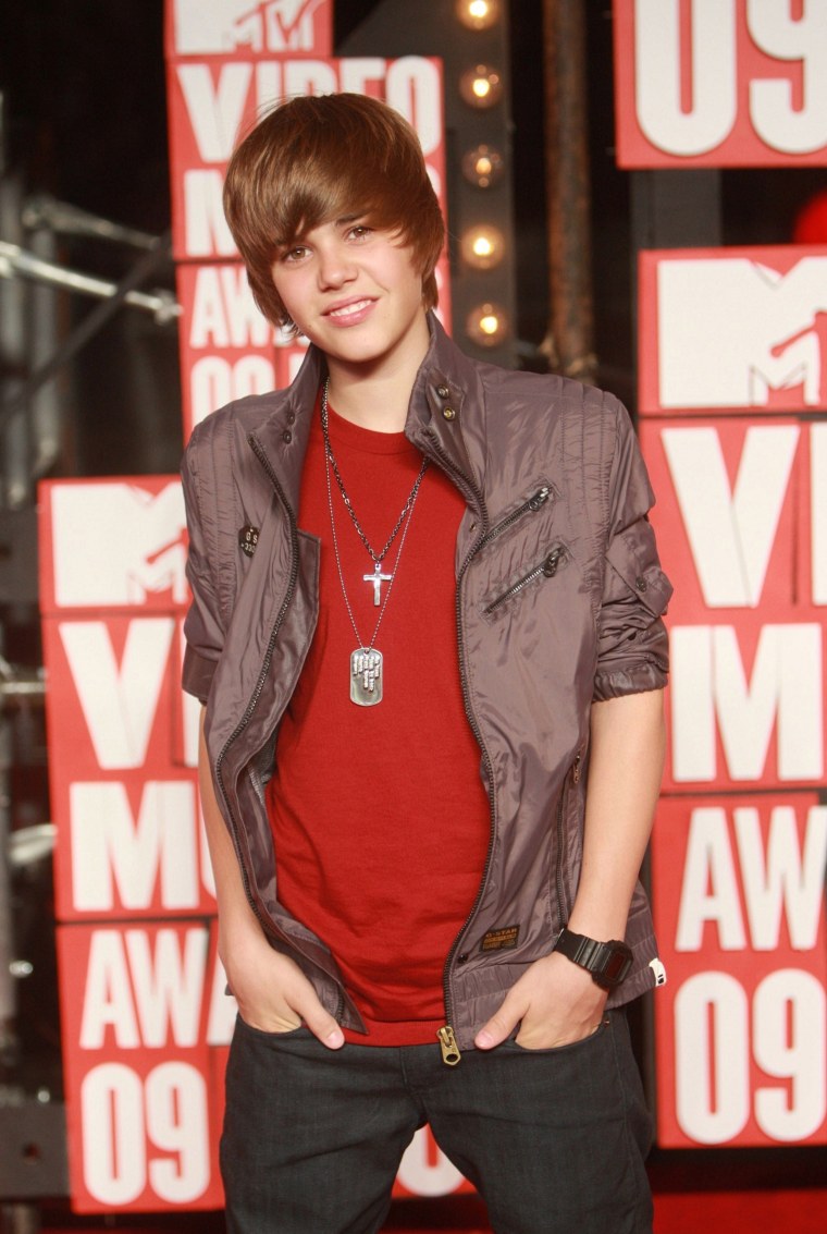 2009 MTV Video Music Awards - Arrivals Justin Bieber