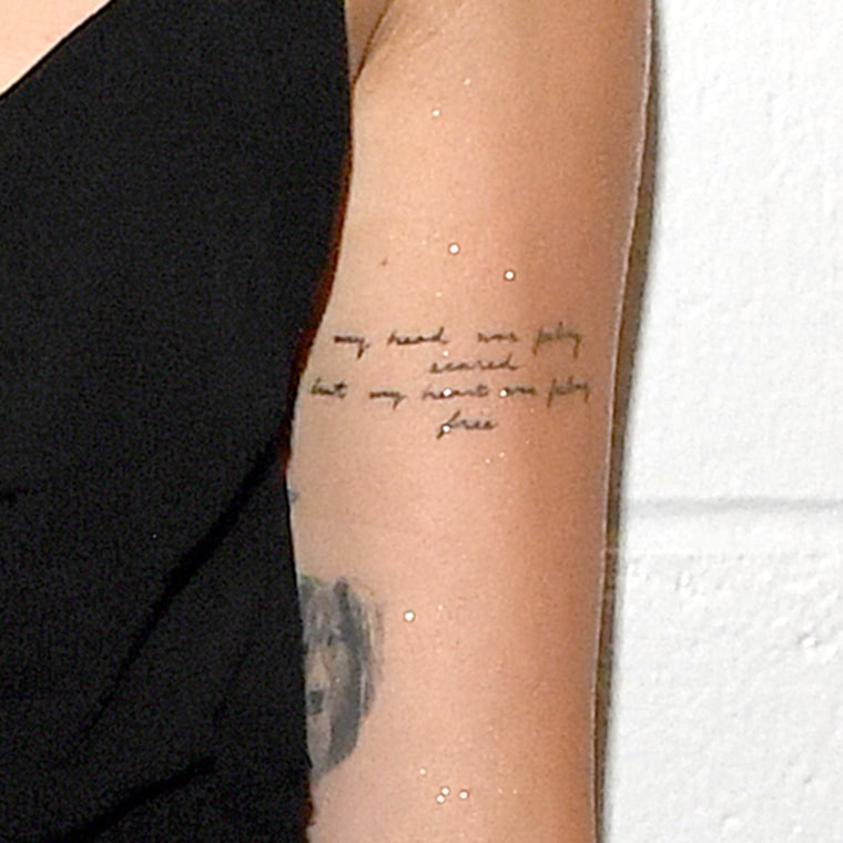 Miley Cyrus new post-breakup tattoo