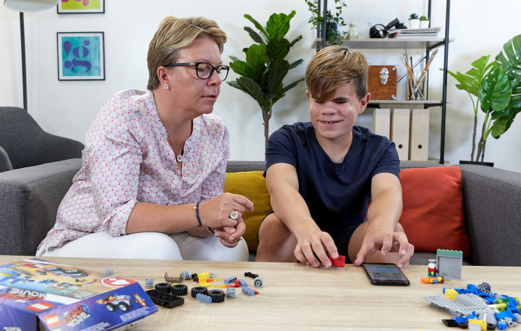 The new building instructions will help children with vision impairment build and learn through play using LEGO bricks. 