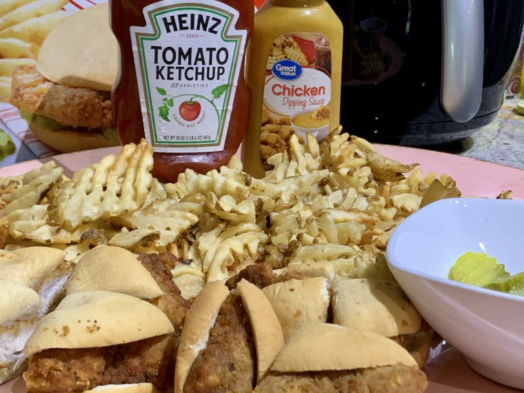 Sam's Club recommends cooking its chicken sandwiches in the microwave, and using an air fryer for waffle fries and chicken bites.