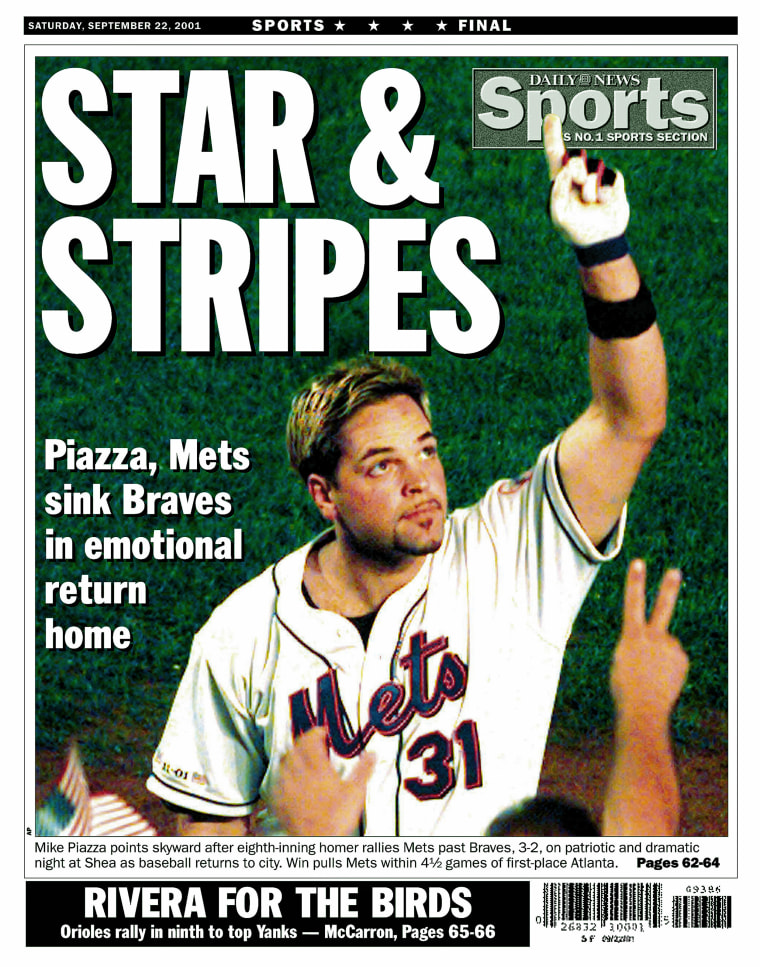 Mike Piazza's post-9/11 homer helps NY heal 