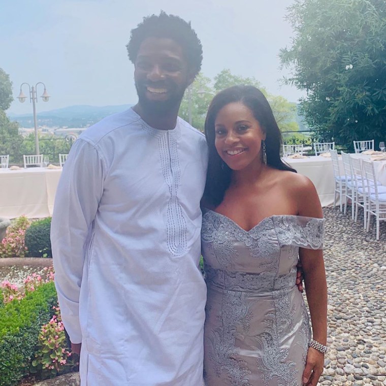 Sheinelle Jones and her husband, Uche Ojeh.