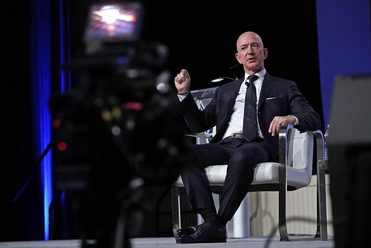 Image: Amazon CEO And Blue Origin Founder Jeff Bezos  Speaks At Air Force Association Air, Space And Cyber Conference