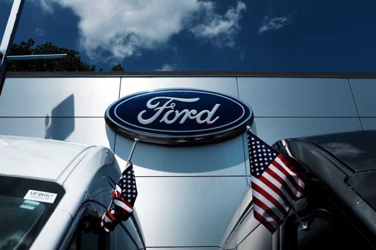 Image: Cars for sale at a Ford dealership in Queens, New York, on May 20, 2019.