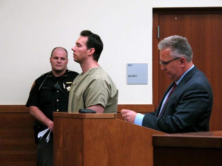 Image: Former doctor William Husel pleads not guilty to murder charges in Franklin County Court in Ohio on June 5, 2019.