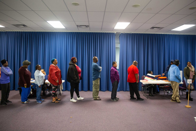 Voters Cast Ballots During Midterm Elections