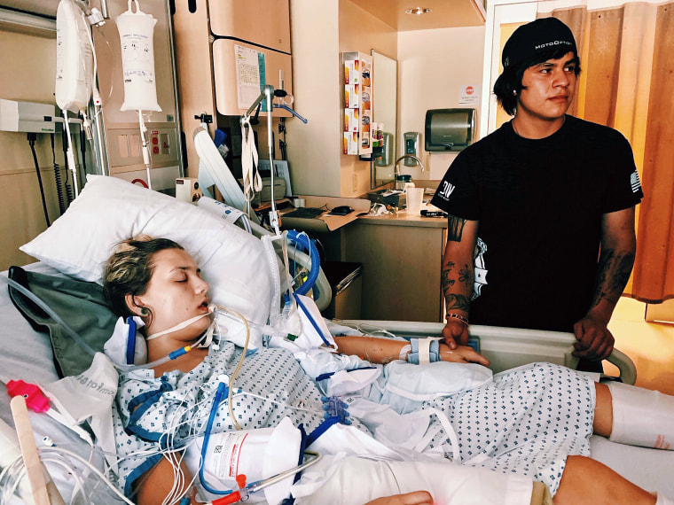 Maddie Nelson, 18, of Nephi, Utah, became extremely ill last month after years of vaping. Her doctors diagnosed her with a type of pneumonia, and she had to be put into a medically-induced coma. She has since been released from the hospital and is recovering. 