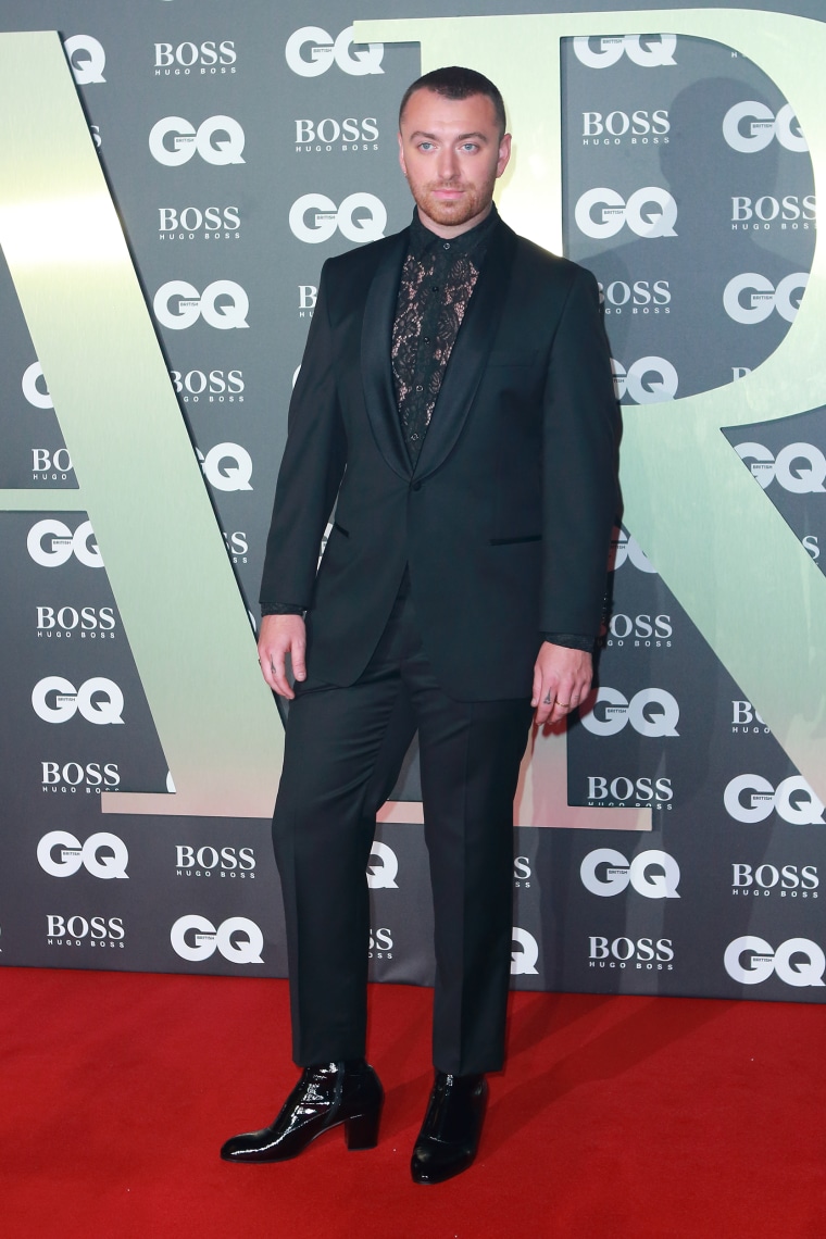 Sam Smith celebrates first time wearing heels on the red carpet: 'It ...