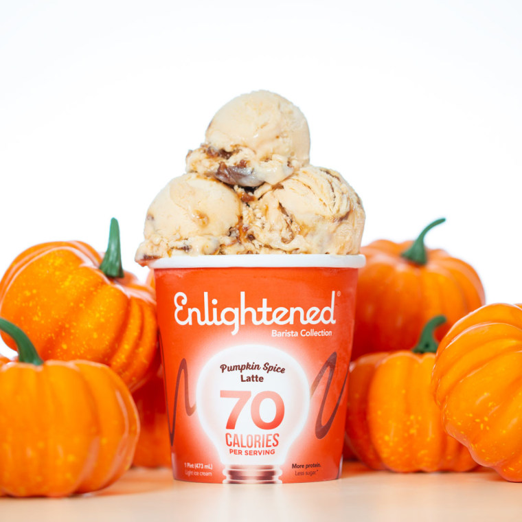 Lighten up that latte with Enlightened's low-calorie, pumpkin spice latte flavor.