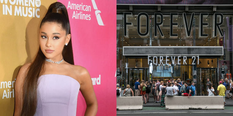 Ariana Grande is suing Forever 21 for $10 million.