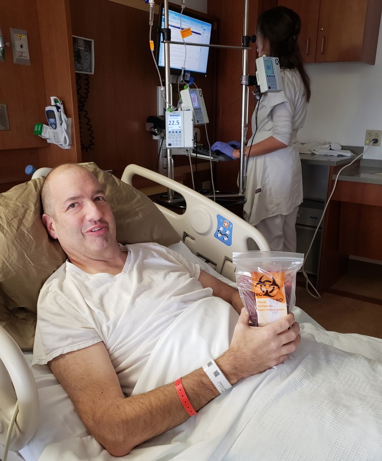 When doctors first told Mike Ballas he had cancer, he thought they made a mistake. He just had a bug bite. But he soon began treatment for an aggressive leukemia. 