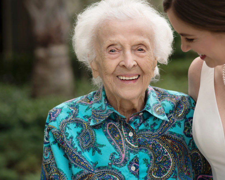 The smile on Foley's grandmother's face was priceless.