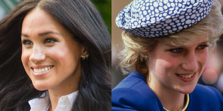 It's not the first time the former Meghan Markle has worn Diana's jewelry. 