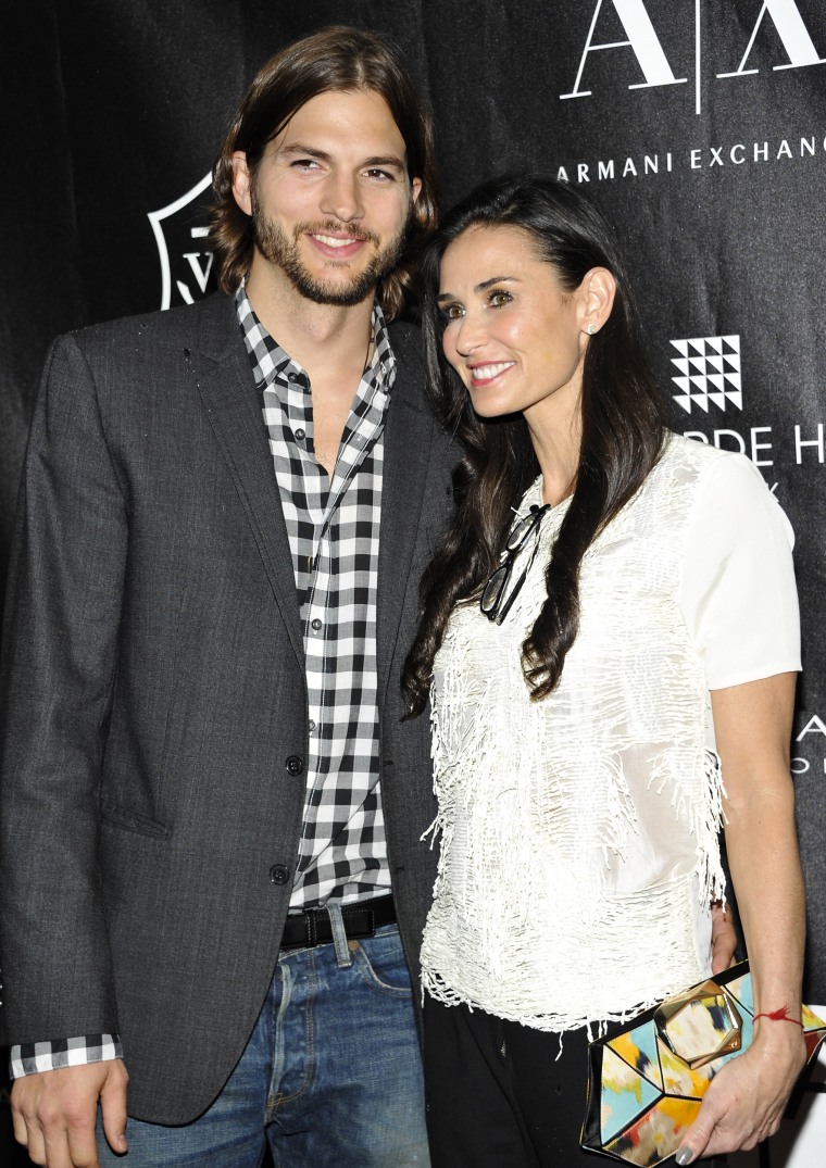 Kutcher and Moore married in 2005. They divorced eight years later.