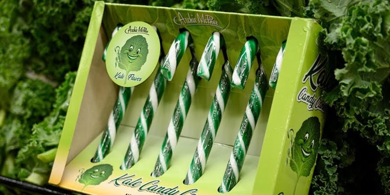 Kale Candy Canes