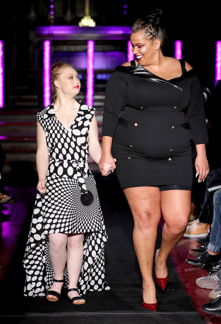 Image: Models walk the runway at the Melange Movement show during New York Fashion Week in Harlem on Sept. 6, 2019.