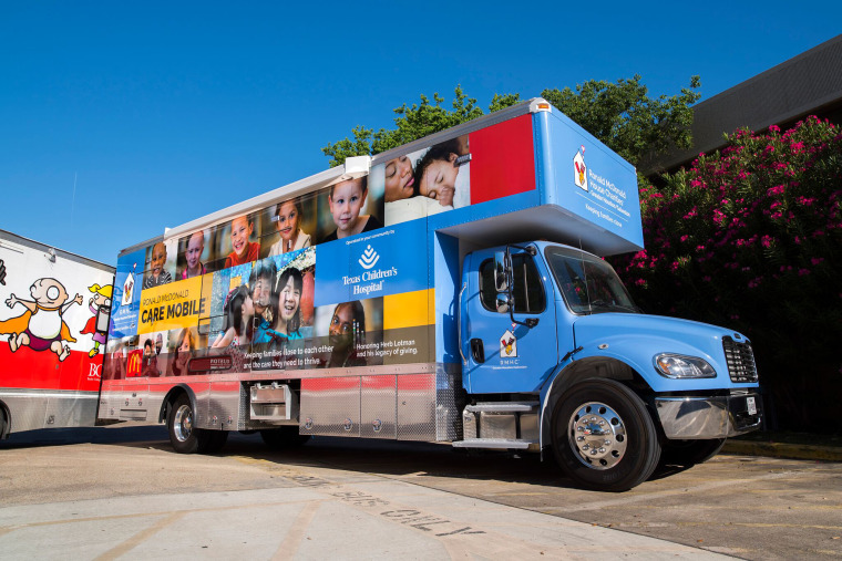 The two mobile units with specially trained clinicians periodically visit Liberty High School, Wisdom High School, and Benavidez Elementary School - three Houston Independent School District (HISD) campuses identified as having the greatest need.