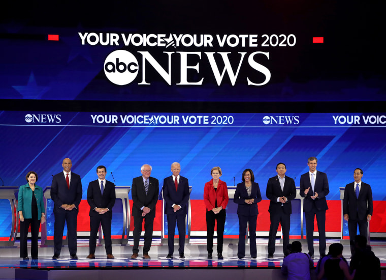 Image: Democratic Presidential Candidates Participate In Third Debate In Houston