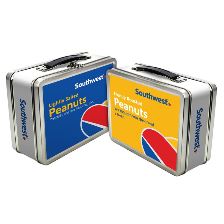 Southwest Airlines peanut tin