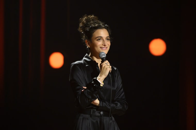 Jenny Slate during her Netflix comedy special.