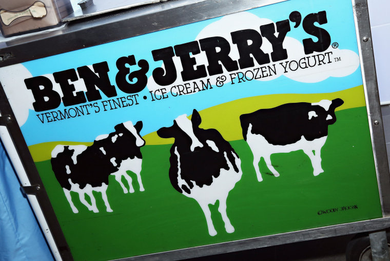 Ben &amp; Jerrys ice cream cart