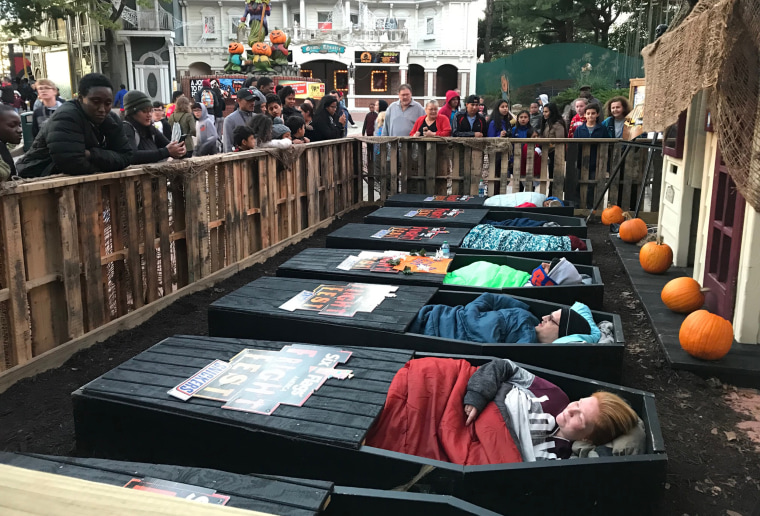 Parents want in on Six Flags 30Hour Coffin Challenge