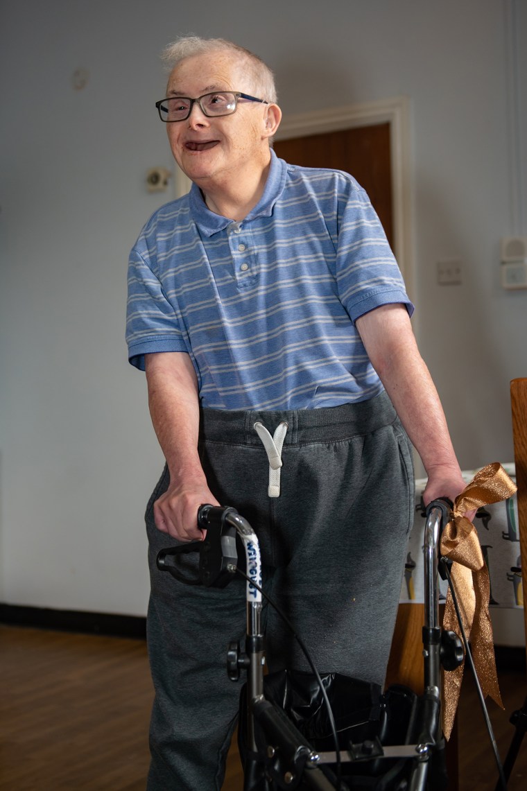 60 Years Old Wemen And Boy Sex - British man with Down syndrome celebrates 77th birthday