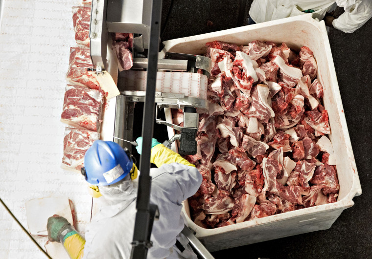 Pork Processing At A Smithfield Foods Plant